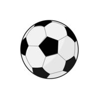 ballon de football ou icône de vecteur plat de football d'association pour les applications et les sites Web sportifs