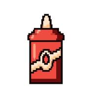 canette de soda pixel art vecteur