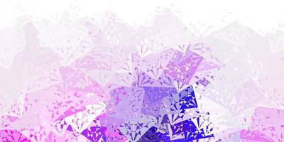 texture vecteur violet clair, rose avec des triangles aléatoires.