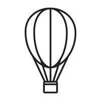 vecteur d'icône de ballon à air chaud pour la conception graphique, le logo, le site Web, les médias sociaux, l'application mobile, l'illustration de l'interface utilisateur