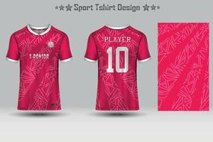 maquette de maillot de football conception de maillot de football sublimation collection de conception de t-shirt de sport pour la course, le cyclisme, les jeux, le motocross vecteur