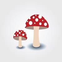 conception et illustration de vecteur de champignon