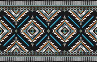 motif géométrique sans soudure en tribal. tapis ethnique art aztèque. tissu de style mexicain. vecteur