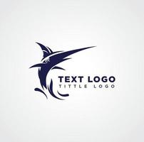 illustration vectorielle de pêche logo design vecteur