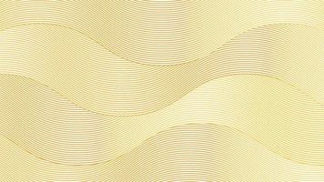 fond brun clair de luxe abstrait avec texture de ligne ondulée dorée vecteur