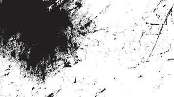 effet de texture grunge. superposition en détresse texturée rugueuse. monochrome vintage abstrait. noir isolé sur fond blanc. concept de style de demi-teinte d'élément de conception graphique pour bannière, dépliant, affiche, etc. vecteur