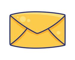 technologie de courrier d'enveloppe vecteur
