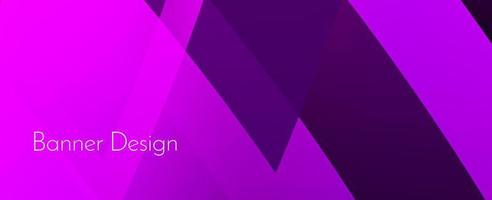 abstrait géométrique violet moderne élégant fond de bannière sombre lisse vecteur