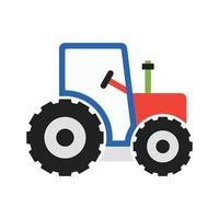 icône de transport de tracteur vecteur