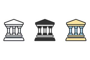 icônes de gouvernance symbole éléments vectoriels pour le web infographique vecteur