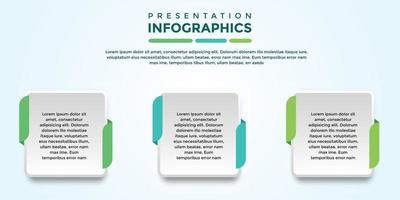 modèle d'infographie de présentation modifiable vecteur