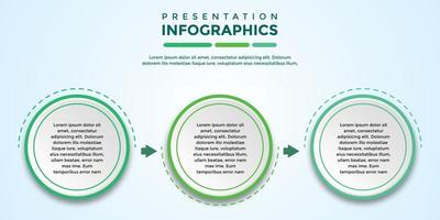 modèle d'infographie de présentation modifiable vecteur