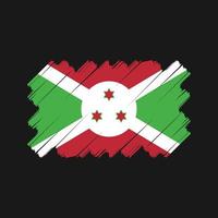 conception de vecteur de drapeau burundi. drapeau national