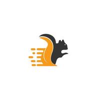 création de logo vectoriel écureuil. création de logo tamia.