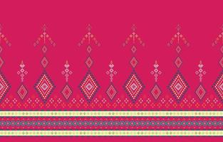 motif géométrique abstrait, motif oriental ethnique géométrique traditionnel, conception de papier peint, tissu, rideau, tapis, vêtements, batik, emballage, illustration vectorielle géométrique, style de broderie. vecteur