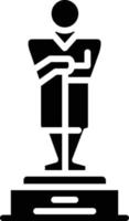 icône de glyphe oscar vecteur