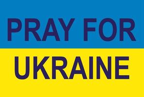 pas de guerre en ukraine. le concept de la crise militaire ukrainienne et russe, le conflit entre l'ukraine et la russie. support de lettrage, prier, superpuissance, paix vecteur