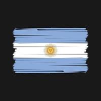 vecteur de drapeau argentin. drapeau national