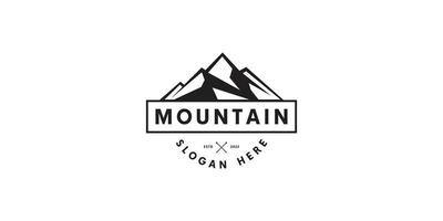 conception de vecteur de logo de montagne