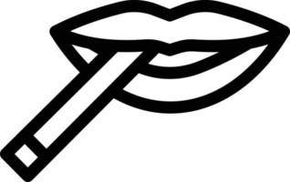 illustration vectorielle de lèvre sur un fond. symboles de qualité premium. icônes vectorielles pour le concept et la conception graphique. vecteur