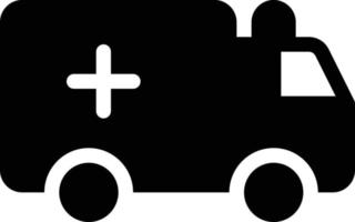 illustration vectorielle d'ambulance sur un fond. symboles de qualité premium. icônes vectorielles pour le concept et la conception graphique. vecteur