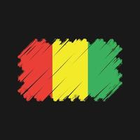 vecteur de drapeau de Guinée. drapeau national
