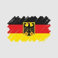 vecteur de drapeau de l'Allemagne. drapeau national