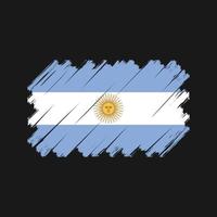 vecteur de drapeau argentin. drapeau national