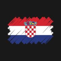 vecteur de drapeau croatie. drapeau national