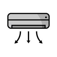 modèle de conception de vecteur d'icône de climatiseur