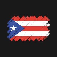 vecteur de drapeau de porto rico. drapeau national