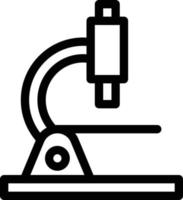 illustration vectorielle de microscope sur fond.symboles de qualité premium.icônes vectorielles pour le concept et la conception graphique. vecteur