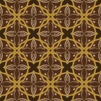 motif géométrique sans couture avec forme tribale. motif coloré conçu en style ikat, aztèque, marocain, islamique, arabe de luxe. idéal pour les vêtements en tissu, la céramique, le papier peint. illustration vectorielle. vecteur