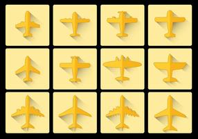 Avion Airplane icon design plat vecteur