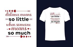 conception de t-shirt vecteur Saint-Valentin avec silhouettes, typographie, impression, illustration vectorielle