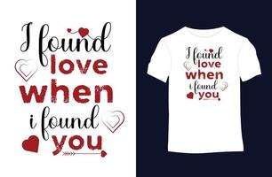 conception de t-shirt vecteur Saint-Valentin avec silhouettes, typographie, impression, illustration vectorielle