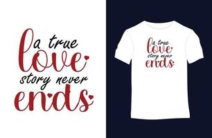 conception de t-shirt vecteur Saint-Valentin avec silhouettes, typographie, impression, illustration vectorielle