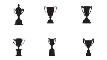 trophée vector set collection graphisme vecteur gratuit