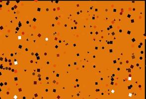 couverture vectorielle orange clair dans un style polygonal avec des cercles. vecteur