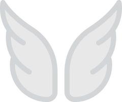 ailes vector illustration sur un fond. symboles de qualité premium. icônes vectorielles pour le concept et la conception graphique.