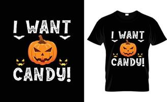 conception de t-shirt d'halloween, slogan de t-shirt d'halloween et conception de vêtements, typographie d'halloween, image vectorielle d'halloween, illustration d'halloween vecteur