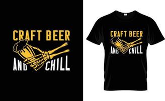 conception de t-shirt de bière artisanale, slogan de t-shirt de bière artisanale et conception de vêtements, typographie de bière artisanale, vecteur de bière artisanale, illustration de bière artisanale