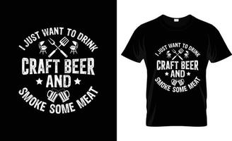 conception de t-shirt de bière artisanale, slogan de t-shirt de bière artisanale et conception de vêtements, typographie de bière artisanale, vecteur de bière artisanale, illustration de bière artisanale