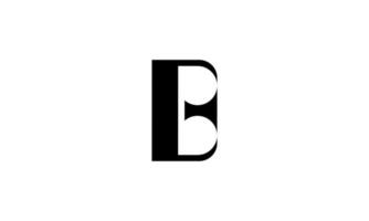 modèle de vecteur gratuit de conception de logo lettre b