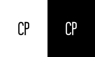 lettre cp vector logo modèle gratuit vecteur gratuit