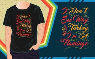 conception de t-shirt de thanksgiving, t-shirt de typographie vecteur