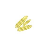 création de logo icône maïs sucré vecteur