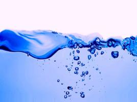 Vecteur eau fond bleu