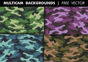 Multicam backgrounds vecteur gratuit