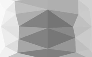 argent clair, mise en page low poly vectorielle grise. vecteur